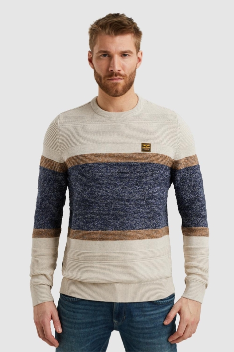PME legend r-neck block stripe
